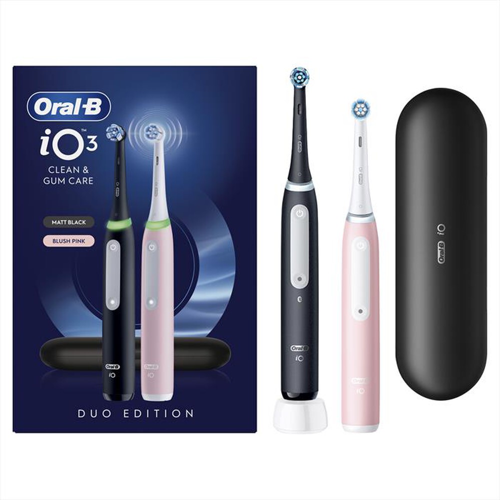 Immagine del prodotto ORAL-B - Spazzolino elettrico IO3 DUO BOX PTHBR-NERO e ROSA