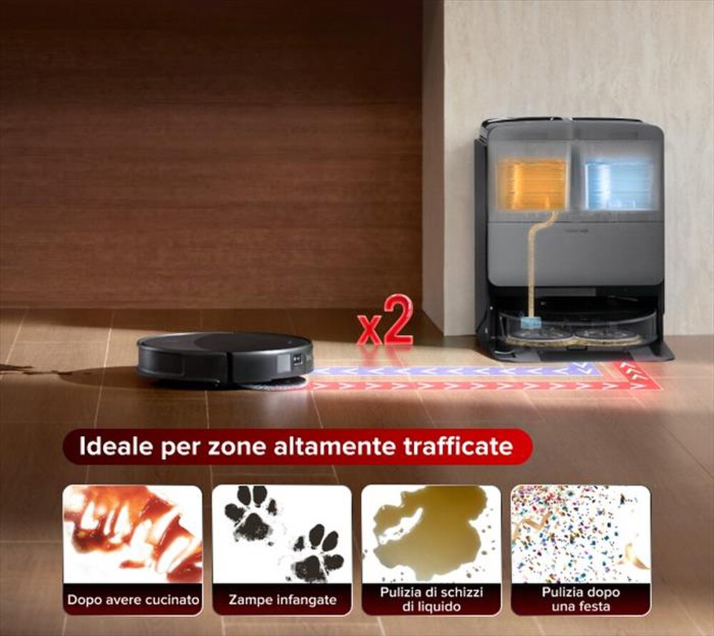 Immagine del prodotto ROBOROCK - Robot lava e aspira SAROS 20X-nero