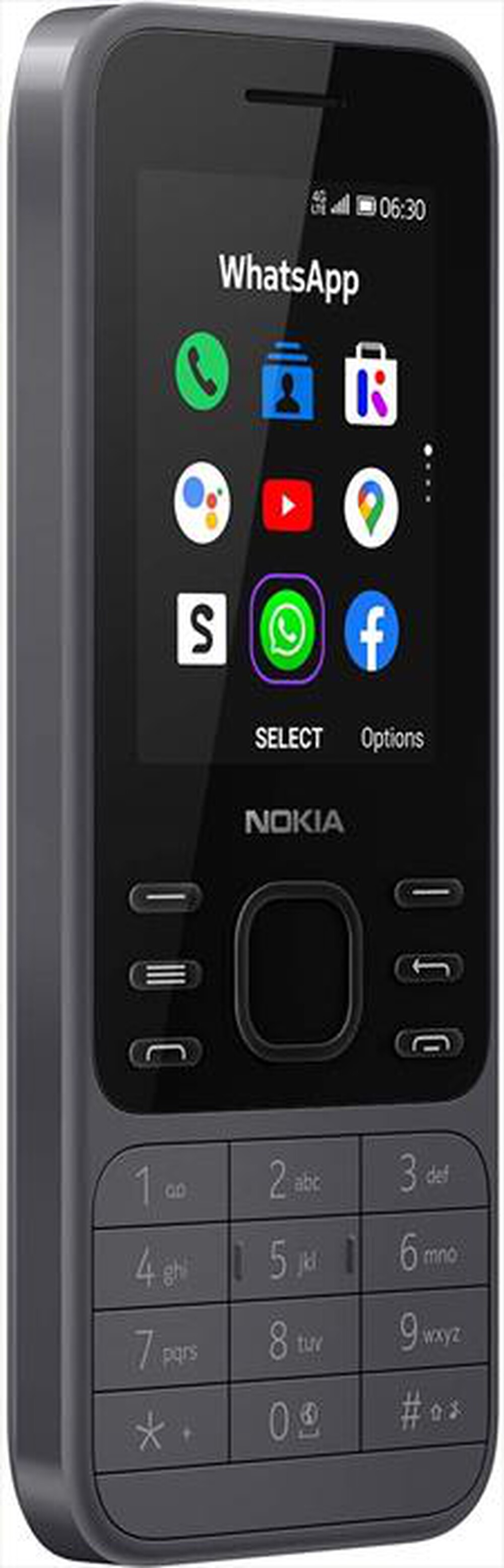 "NOKIA - 6300-Charcoal"