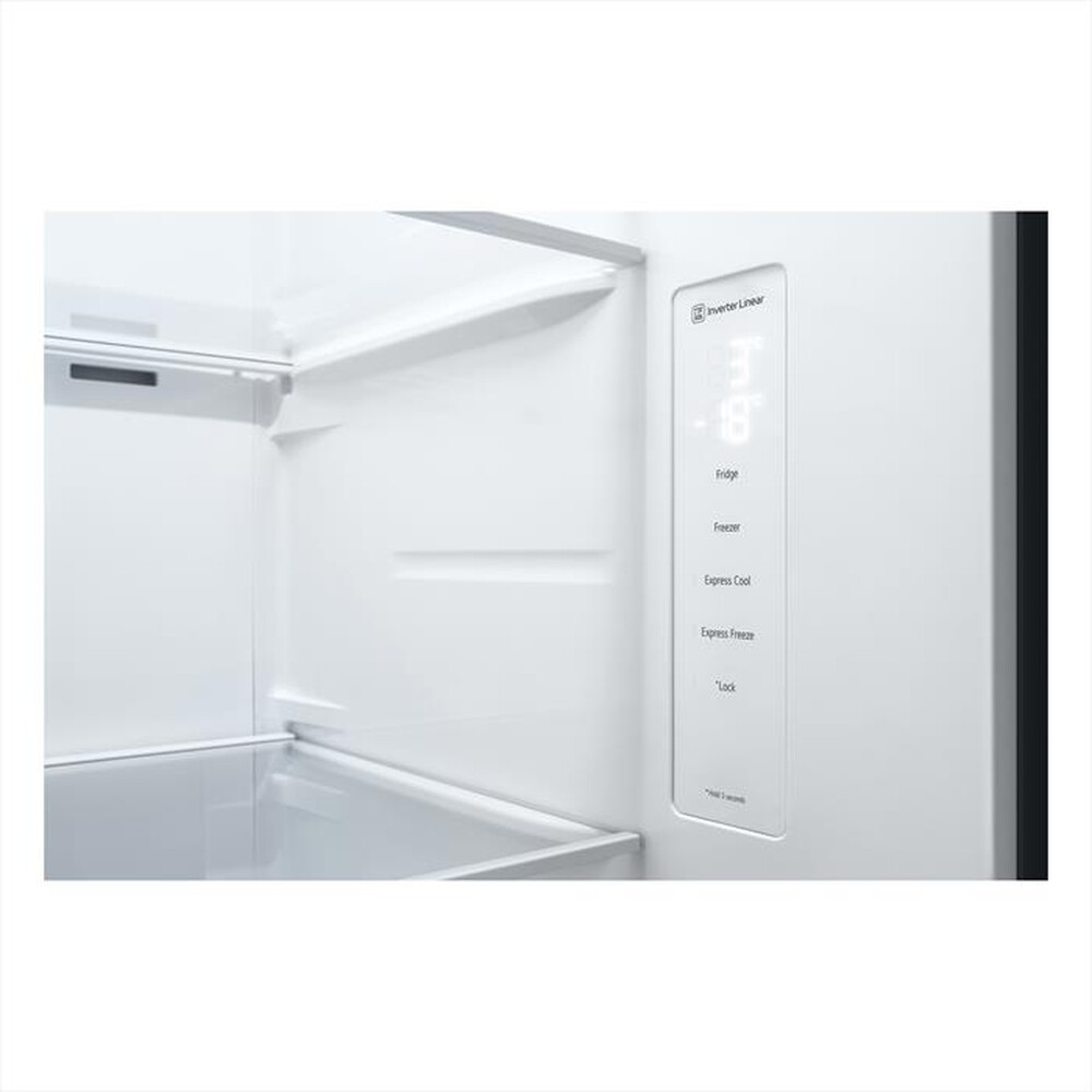 "LG - Frigorifero side by side GSBV70PZTE Classe E-Acciaio inossidabile"