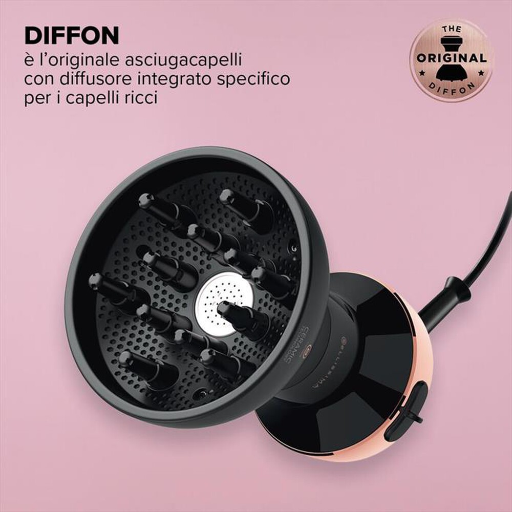 "BELLISSIMA IMETEC - DIFFUSORE AD ARIA CALDA DIFFON MYPRO DF1 3000-NERO E RAME"