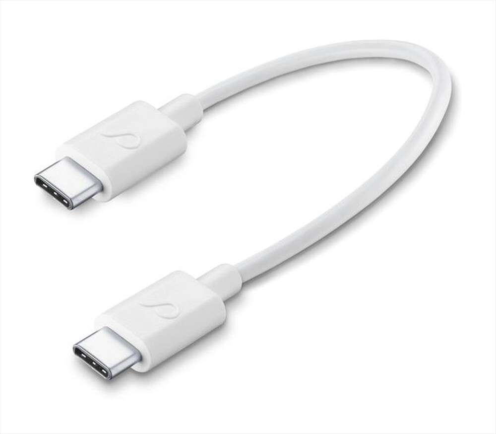 Immagine del prodotto CELLULARLINE - USBDATACTRUSBC2CW Cavo Dati-USB-C TO USB-C-15 cm-Bianco