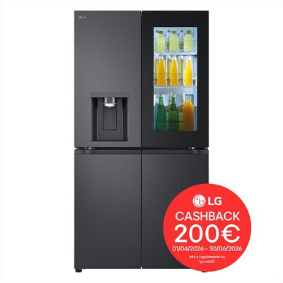 LG - Frigorifero 4 porte GMG960EVJE Classe E 638L-Black
