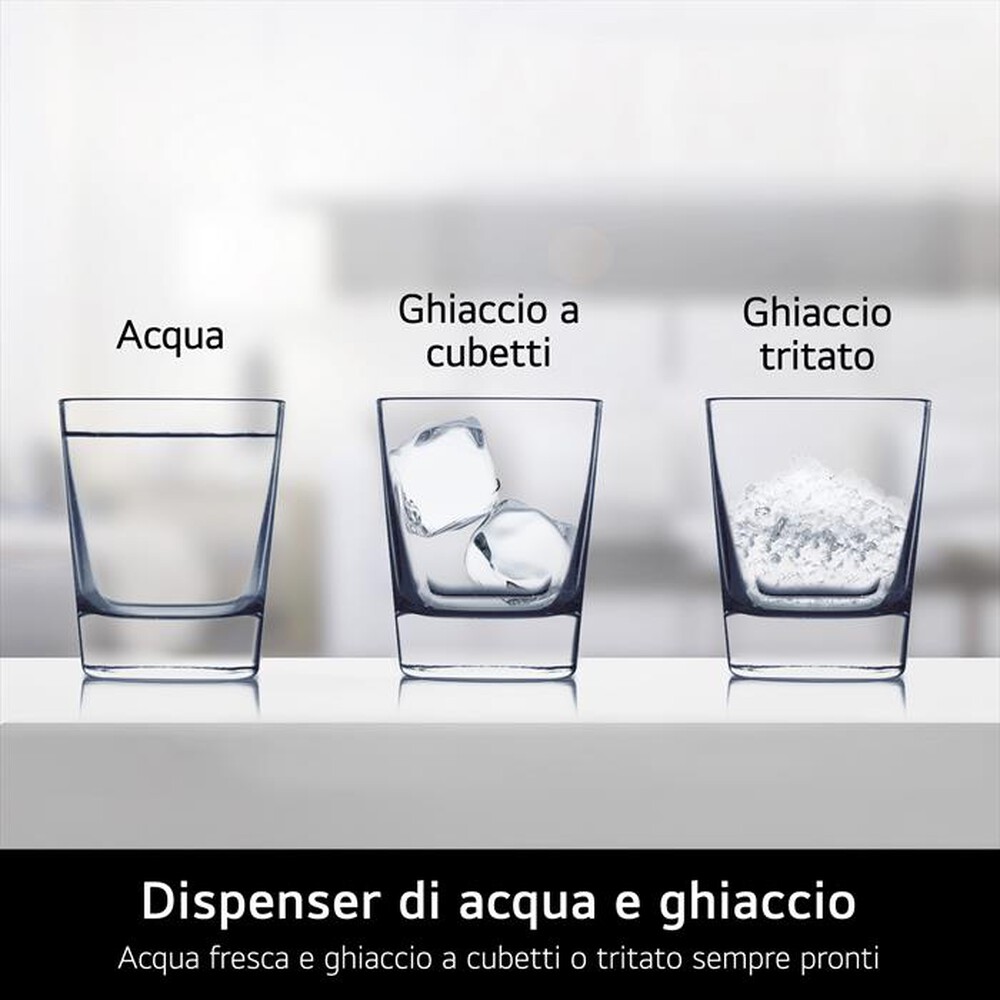 Immagine del prodotto LG - Frigorifero side by side GSGV81PYLL Classe E-Silver