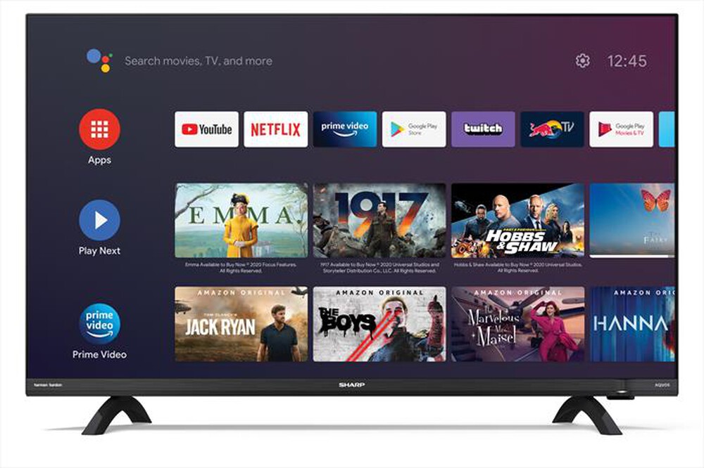 "SHARP - Smart TV LED ANDROID HD READY 32\" 32DI4EA-Nero"