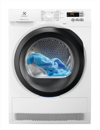 ELECTROLUX - Asciugatrice EW7H583B 8 Kg-Bianco/oblò nero