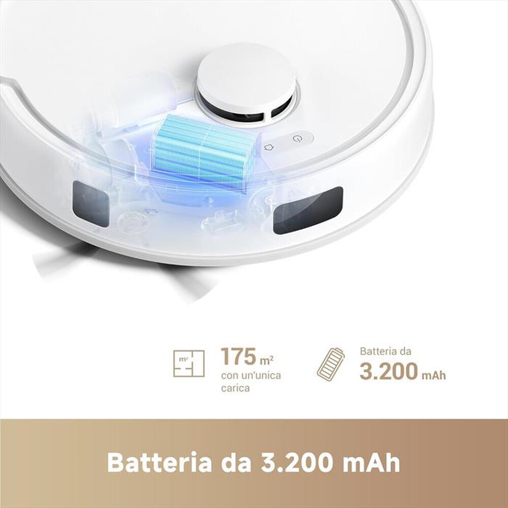 "MOVA - Aspirapolvere robot E20 PLUS-Bianco"