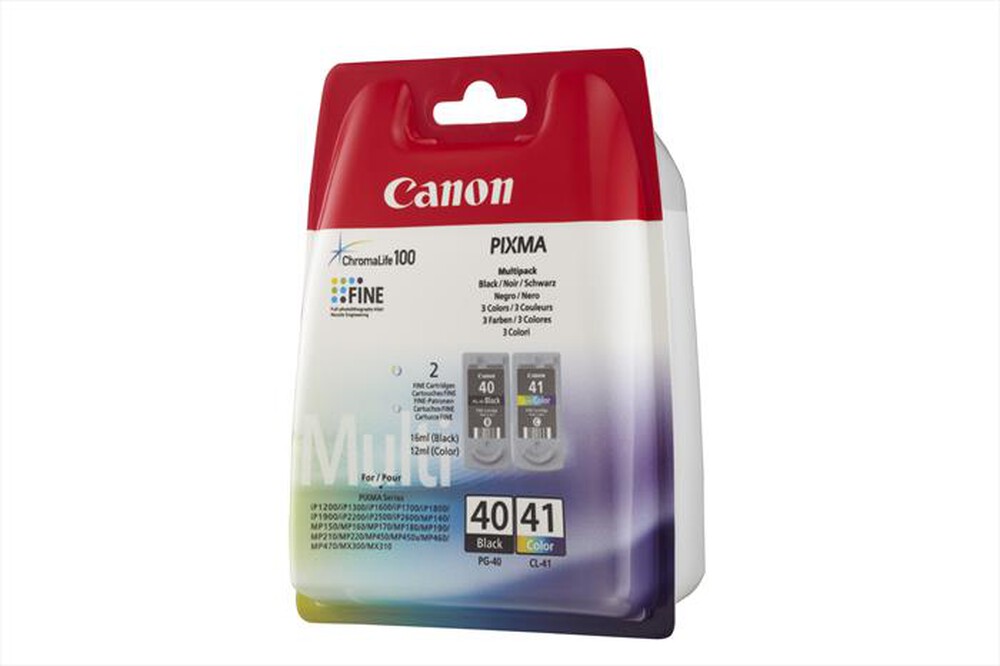 "CANON - PG-40 + CL-41 MULTIPACK-Black + Color"