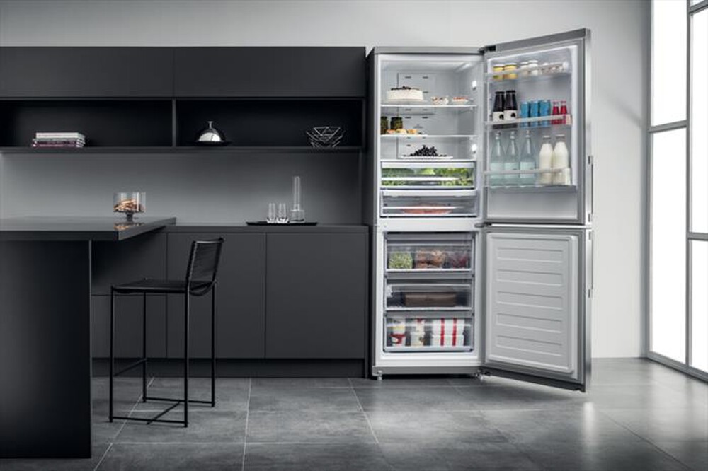 "HOTPOINT ARISTON - Frigorifero combinato HA70BI 52 X Classe E"