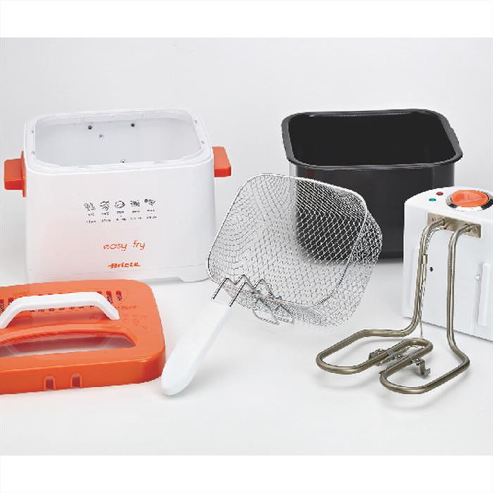 "ARIETE - 4611 Easy fry-Arancione, Bianco"