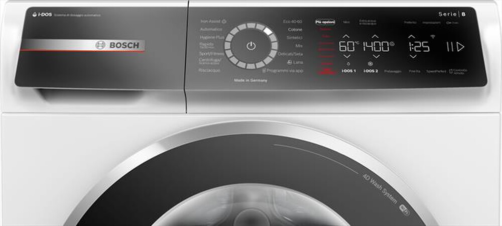 "BOSCH - Lavatrice WGB254A0IT 10 kg Classe A-BIANCO"