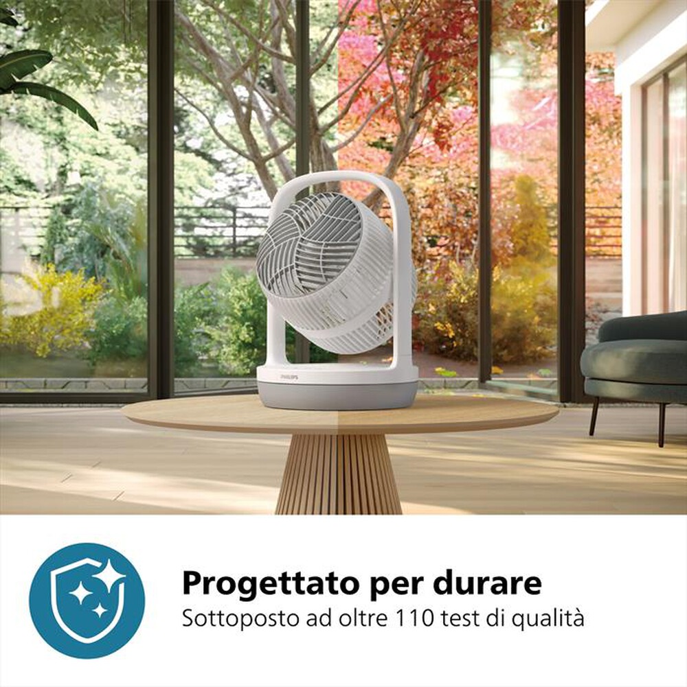 "PHILIPS - Ventilatore da tavolo SERIES 2000 CX2050/00-Bianco"