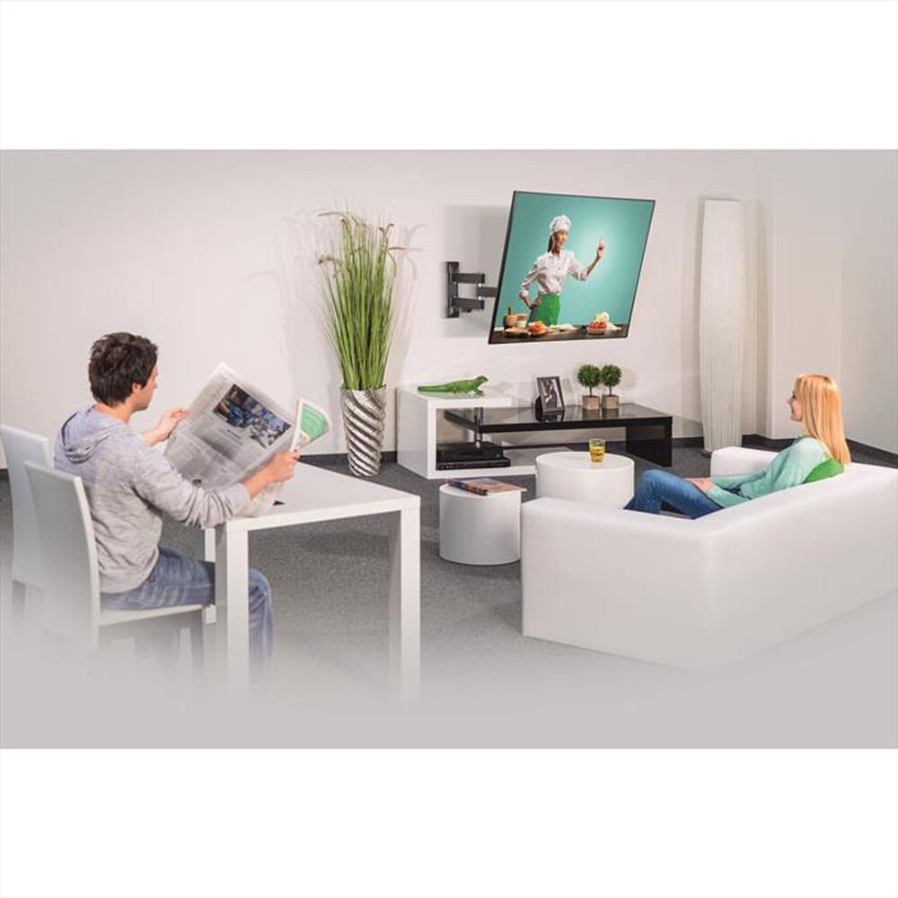"HAMA - Supporto LCD Full Motion, 20KG, 2X2-Nero"