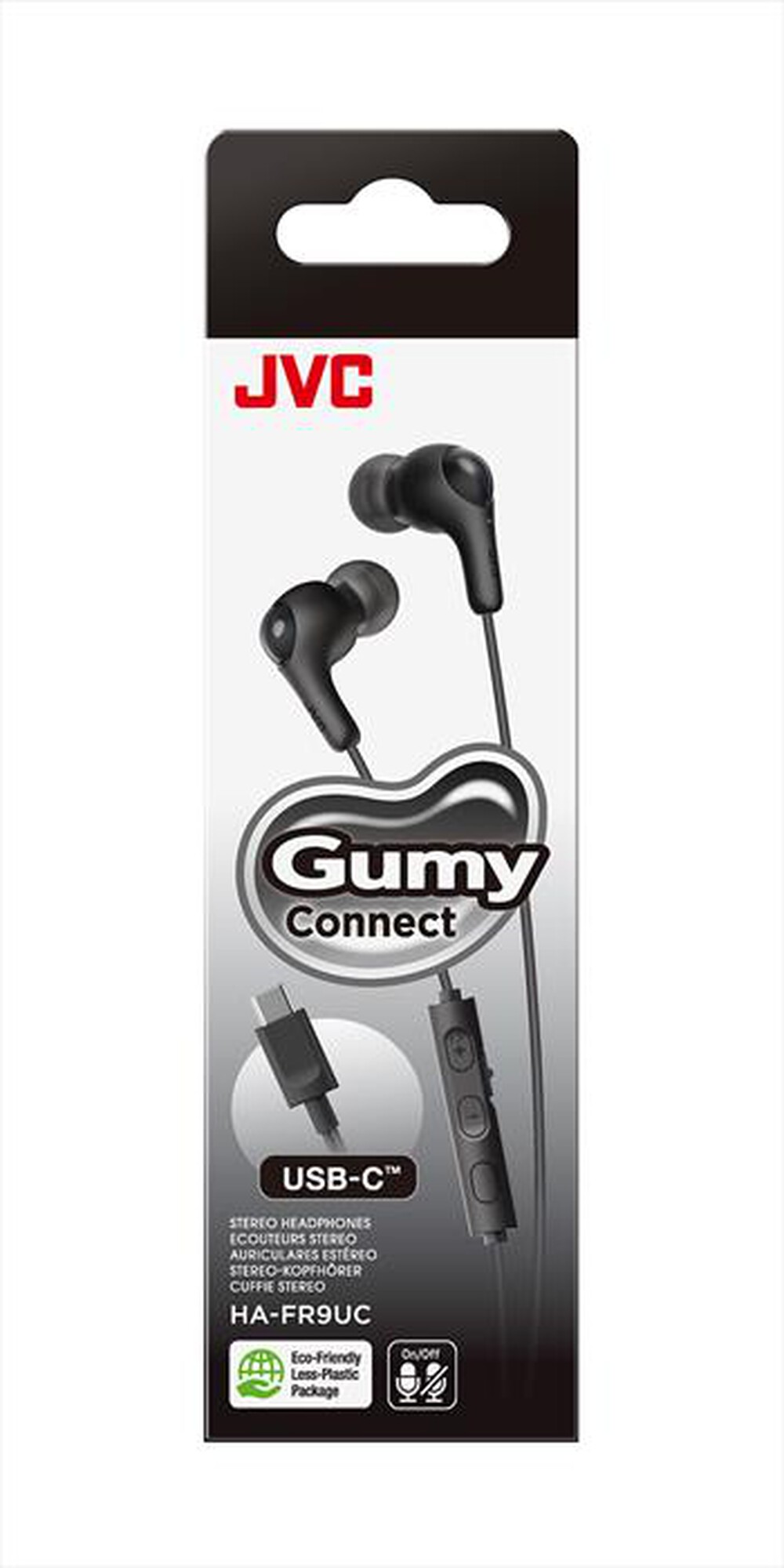 "JVC - Auricolari HA-FR9UC-NERO"