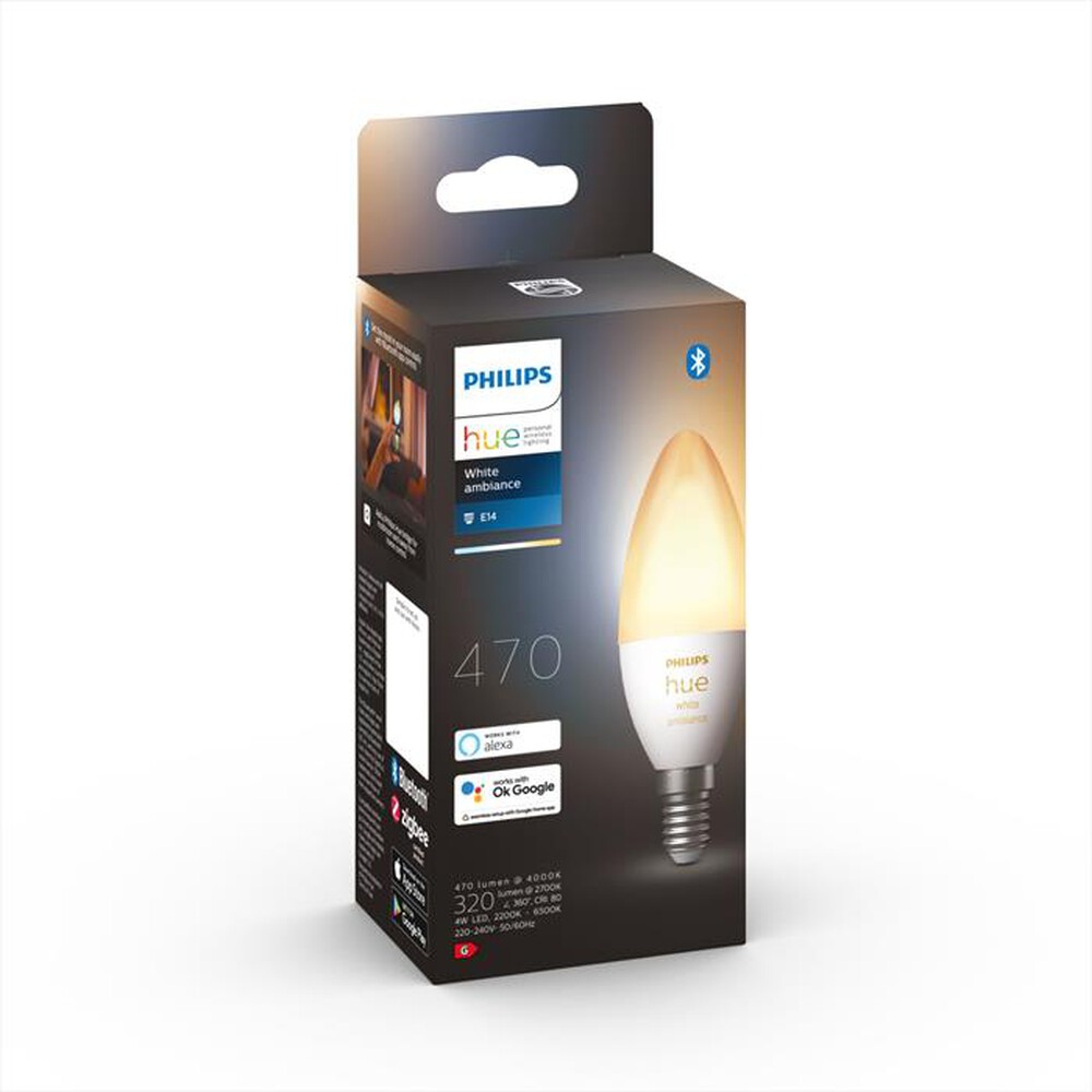 Immagine del prodotto PHILIPS - HUE WHITE AMBIANCE LAMPADINA E14 25W-Bianca