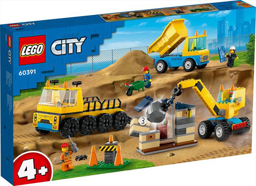 Immagine del prodotto LEGO - CITY GREAT VEHICLES Camion da cantiere e gru 60391