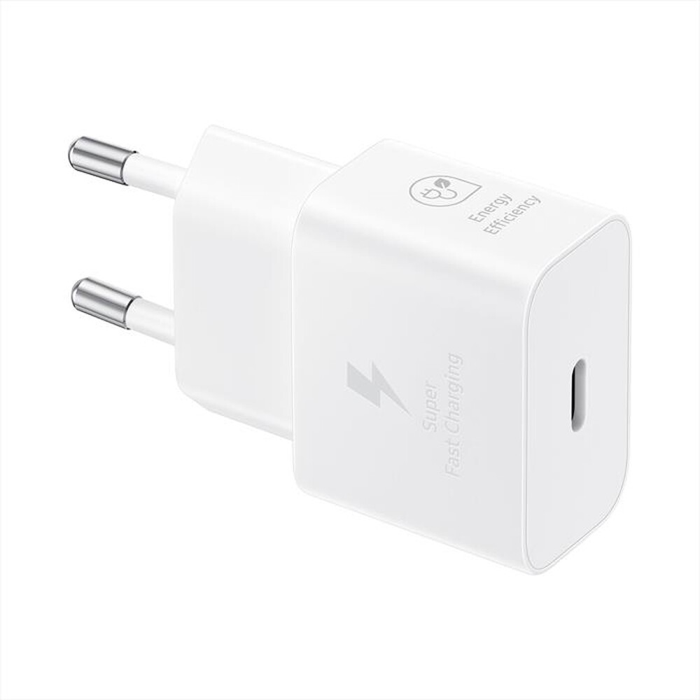 "SAMSUNG - Caricabatterie usb-c 25 watt fast charger-Bianco"