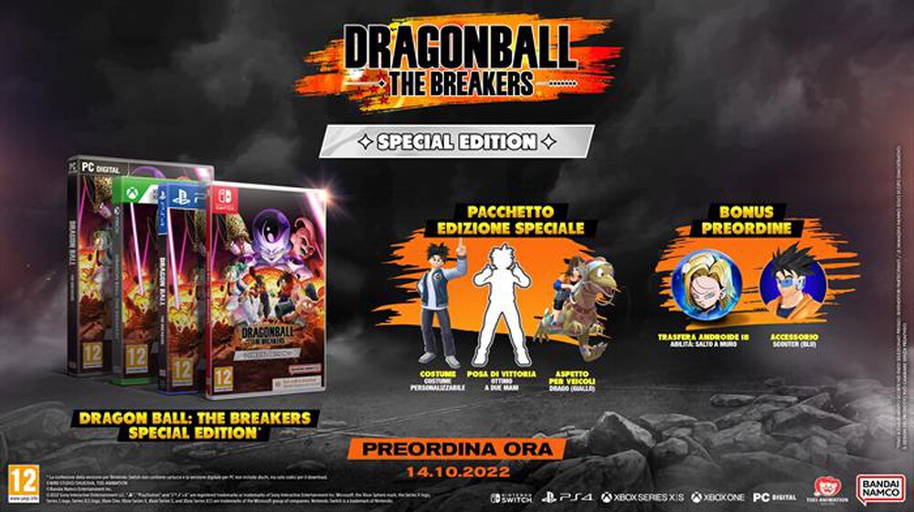 Immagine del prodotto NAMCO - DRAGON BALL: THE BREAKERS SPECIAL EDITION (CIB) SW
