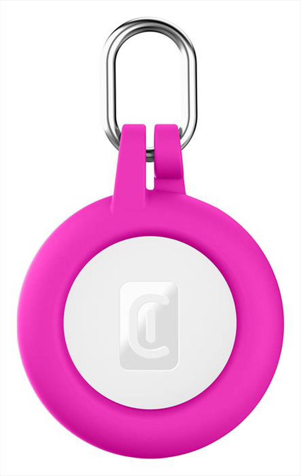 Immagine del prodotto CELLULARLINE - Custodia in silicone AirTag e Tracy Tag SOFT SHELL-Rosa