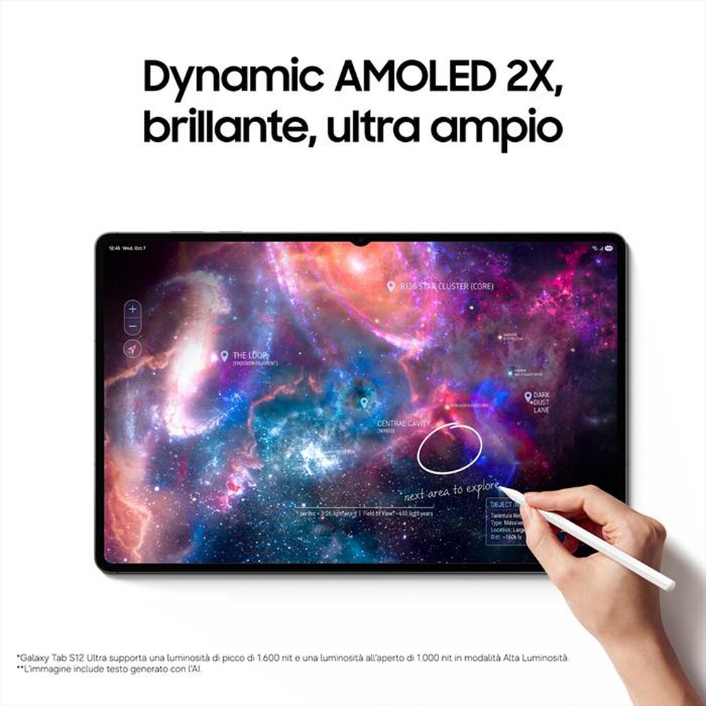 Immagine del prodotto SAMSUNG - GALAXY TAB S12 ULTRA 256GB WI-FI-Gray