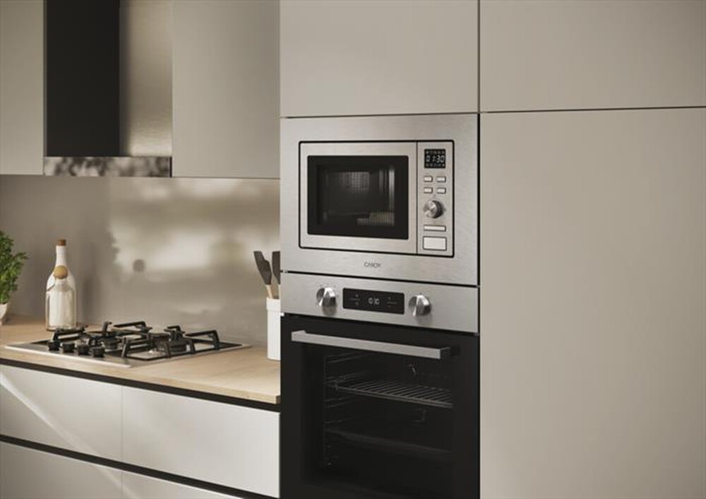 "CANDY - Forno microonde da incasso CA20FMW7NG-Acciaio inox"