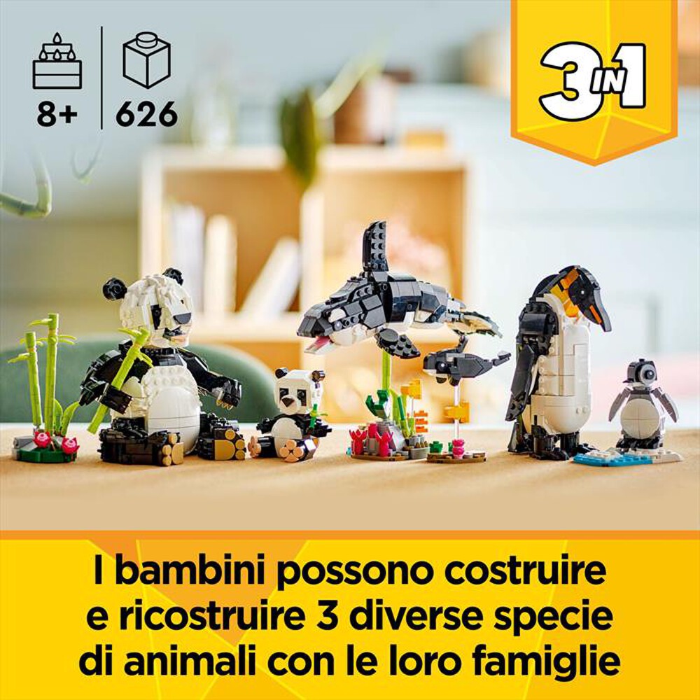 Immagine del prodotto LEGO - CREATOR Animali selvatici: famiglia di panda 31165