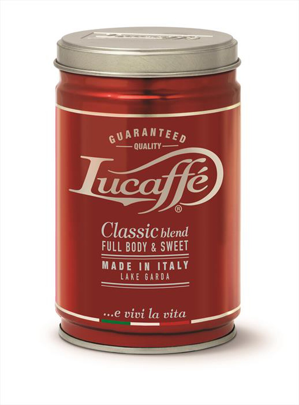"LUCAFFE’ - BARATTOLO CLASSIC GRANI-ROSSO/BIANCO"