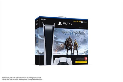 SONY COMPUTER - PS5 DIGITAL C + GOD OF WAR: RAGNAROK VCH