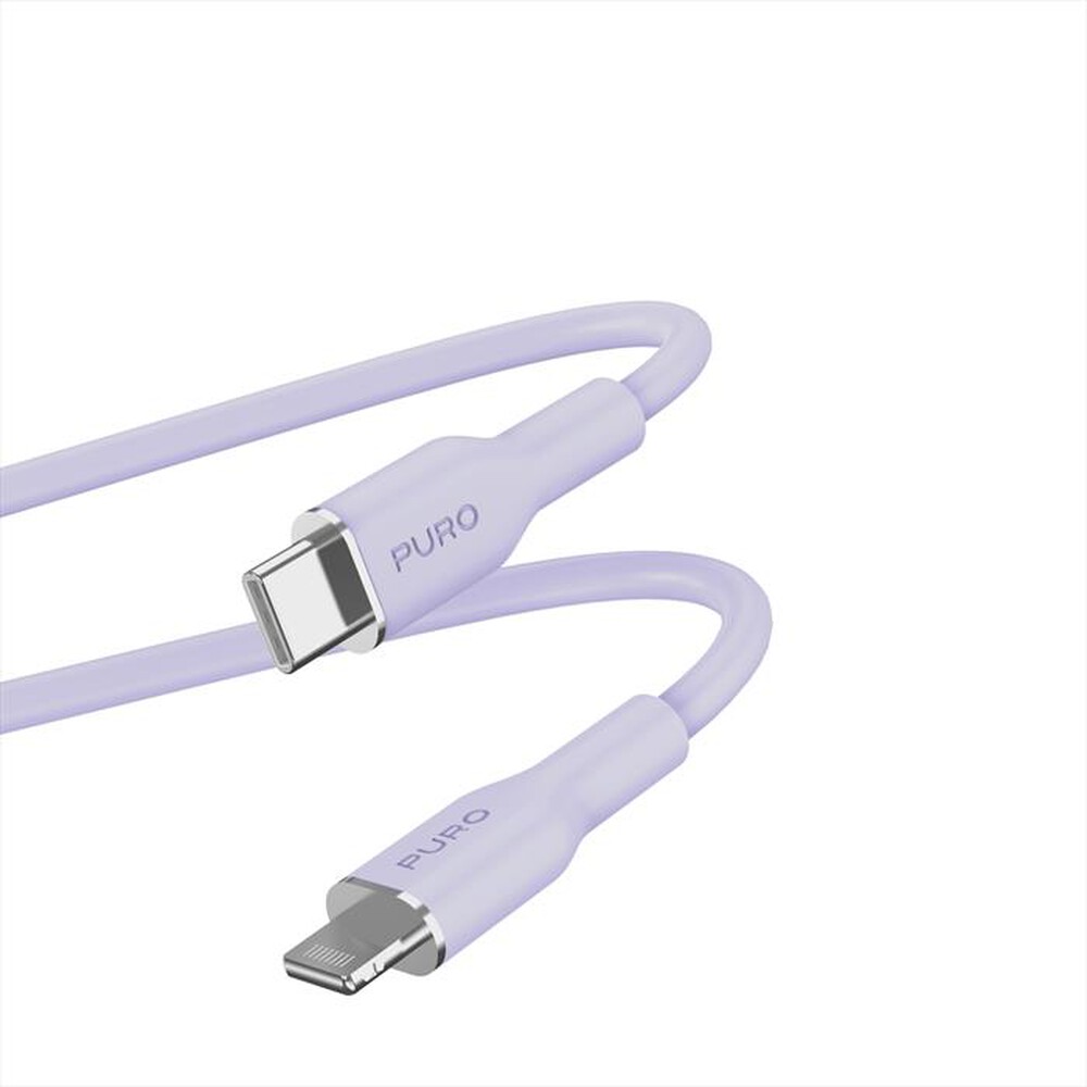 "PURO - Cavo da USB-C a Lightning PUCAPLTUSBCICONLVD-Tech Lavender"