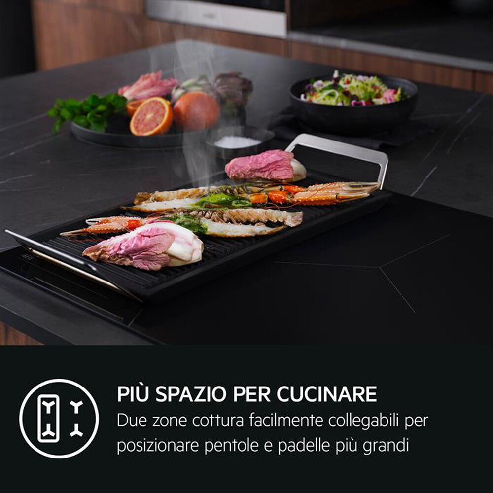 "AEG - Piano cottura elettrico TI64IB30IZ 58 cm-Nero"