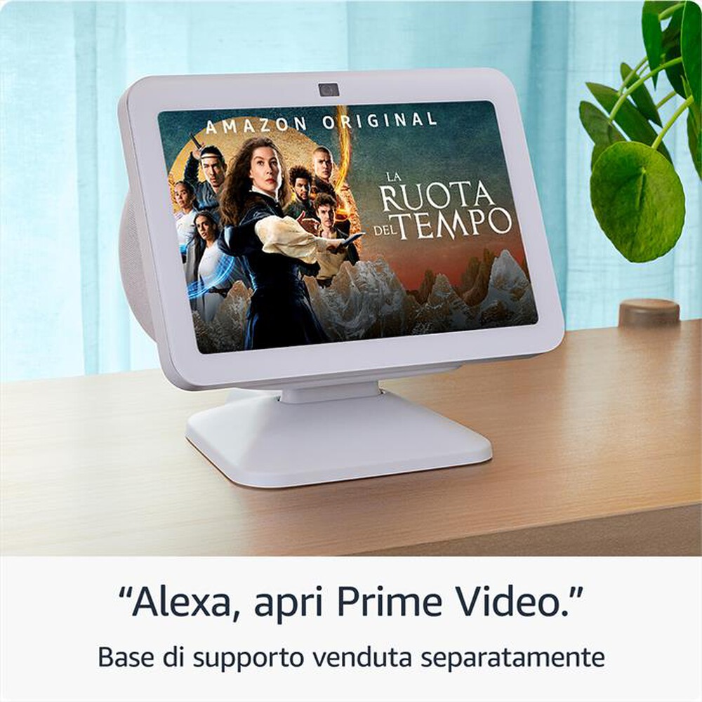 "AMAZON - ECHO SHOW 8 (3ª GEN - 2023)-Bianco ghiaccio"