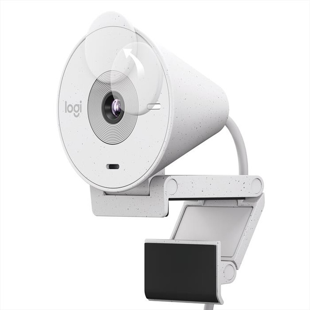 "LOGITECH - Webcam Brio 300-Bianco"