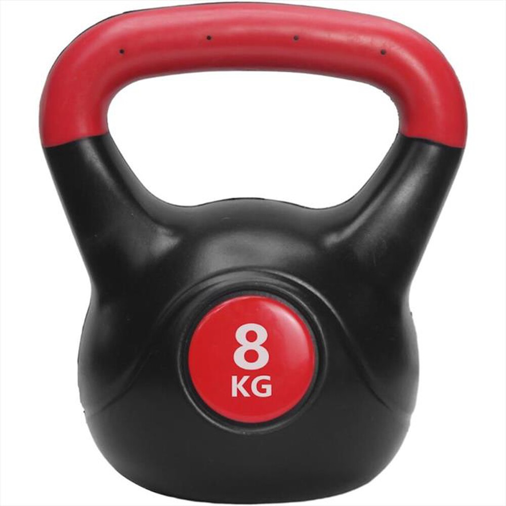 "FITPADDY - KETTLEBELL 8 KG-nero / rosso"