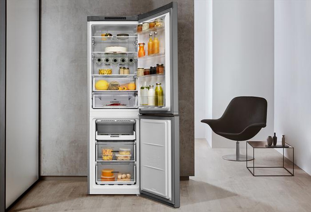 Immagine del prodotto WHIRLPOOL - Frigorifero combinato W7 831A OX Classe D 378lt-Inox