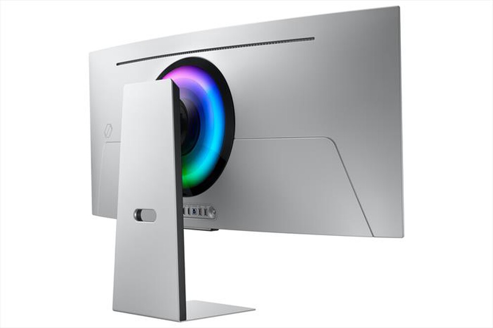 "SAMSUNG - MONITOR GAMING ODYSSEY OLED G8 DA 34\" WQHD CURVO-Silver"