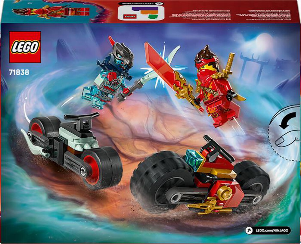 "LEGO - GARA DI VELOCIT SULLA MOTO DI KAI-,"