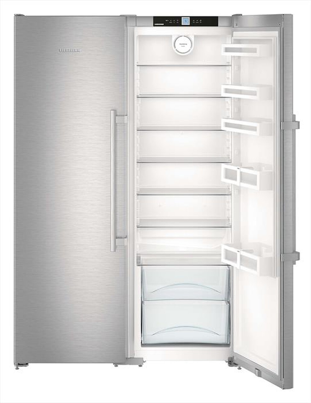 "LIEBHERR - Frigorifero side by side SBSEF 7242-22 Classe F-Acciaio"