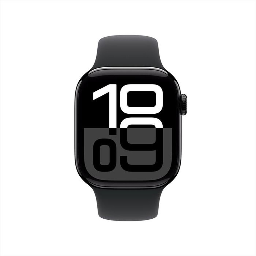 "APPLE - Watch Series 10 GPS 42mm Alluminio-Jet Black Sport Band Nero M/L"