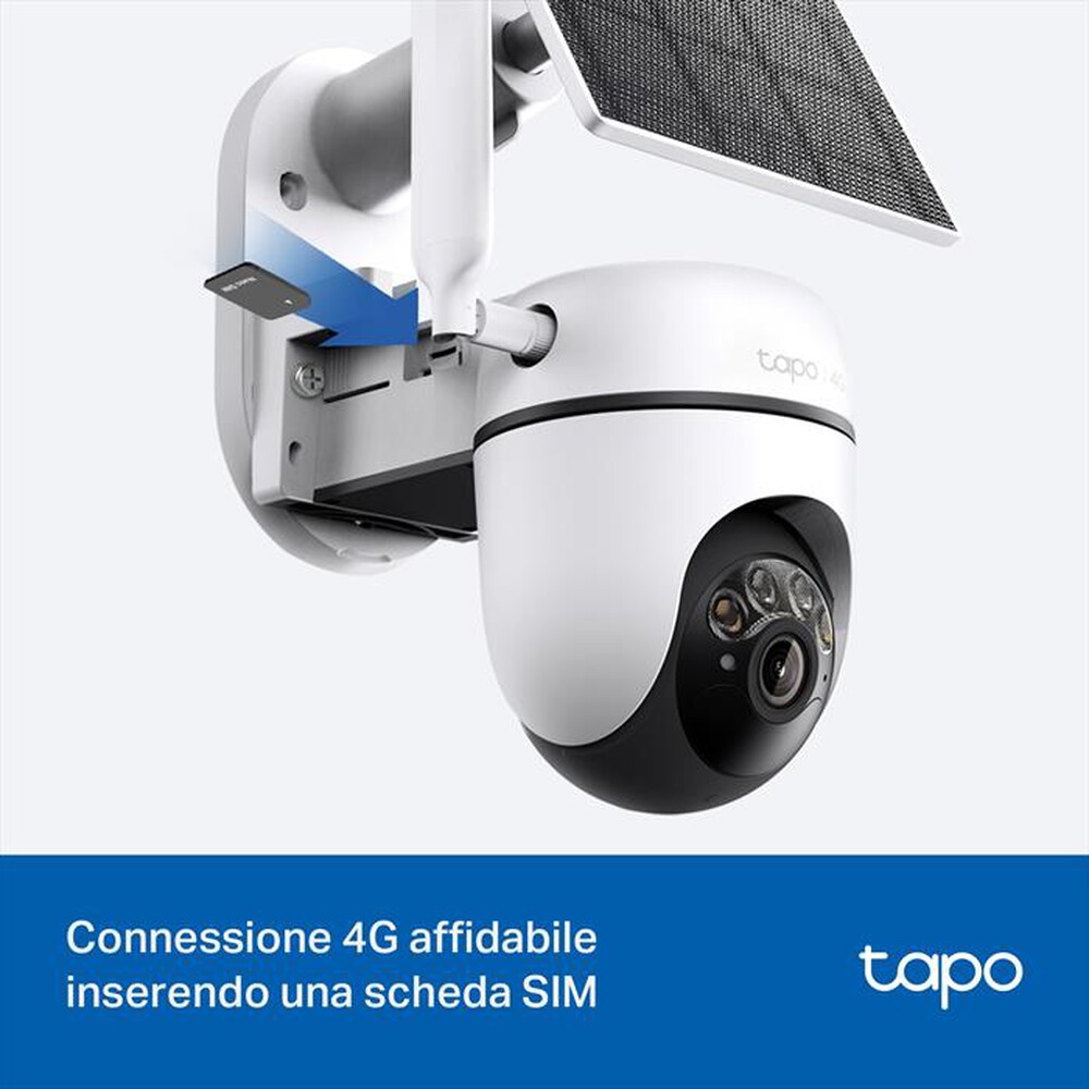 Immagine del prodotto TP-LINK - Telecamera di sorveglianza SOLAR-POWERED PAN/TILT-Bianco