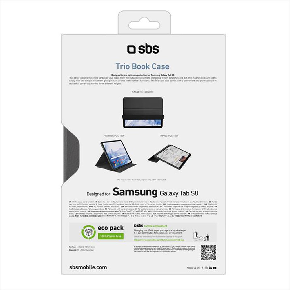 Immagine del prodotto SBS - TABKPROTABS822K-Nero