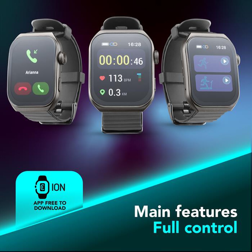 Immagine del prodotto CELLULARLINE - Smartwatch ION PRO ULTRA-Nero