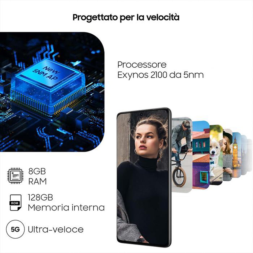 "SAMSUNG - GALAXY S21 5G 128GB-Phantom Violet"