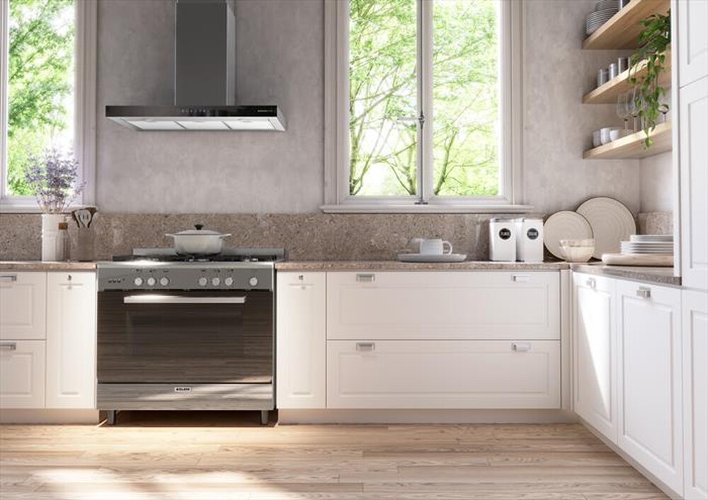 Immagine del prodotto GLEM GAS - Cappa a parete GHB990IXA Classe A-Nero / Acciaio Inox