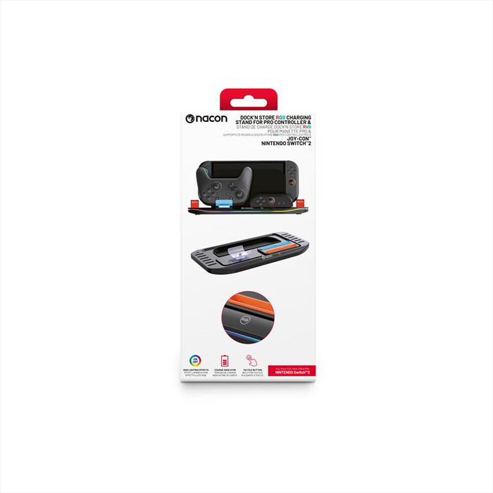 Immagine del prodotto BIG BEN - SUPPORTO RICARICA XL SWITCH2,1 PAD PRO, 2JOYCO-Nero