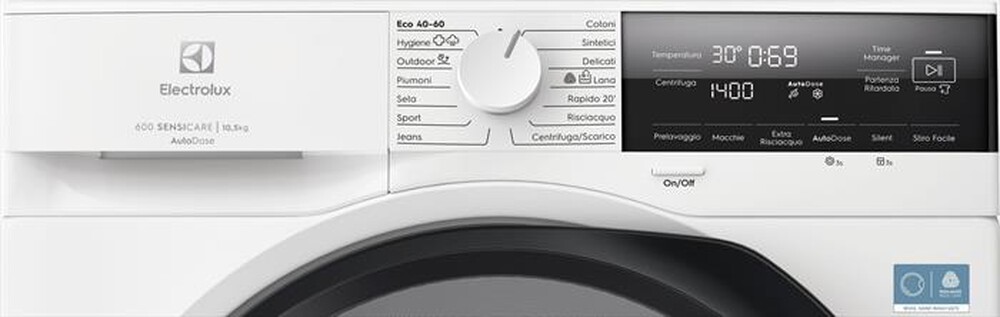 Immagine del prodotto ELECTROLUX - Lavatrice EW6F105Q 10,5Kg Classe A-Bianco