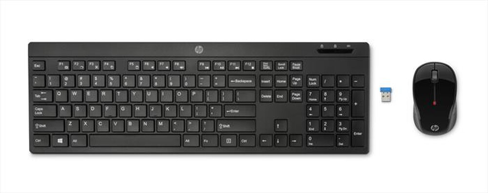"HP - HP TASTIERA E MOUSE 200-Nero"