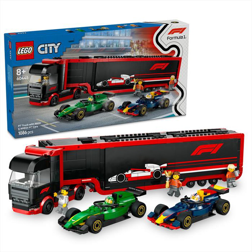 Immagine del prodotto LEGO - CITY Autotrasportatore con RB20 e AMR24 F1 60445