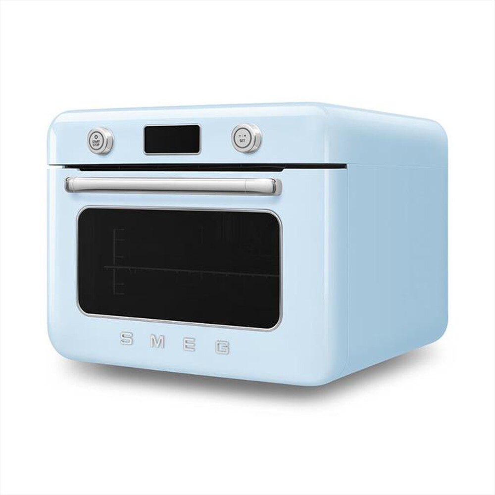 "SMEG - Forno combinato a vapore da appoggio COF01PBEU-Azzurro"