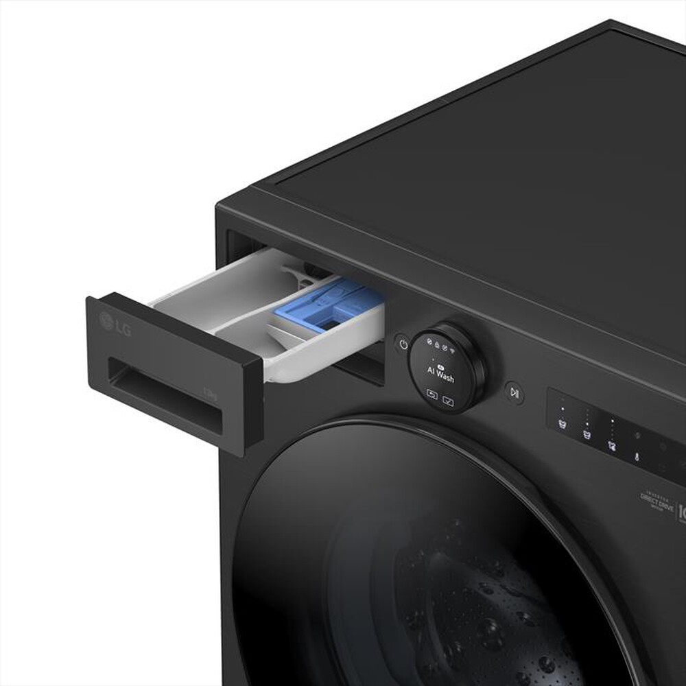 Immagine del prodotto LG - Lavatrice AI DD F4X7013TBB 13 Kg Classe A-Matte Black