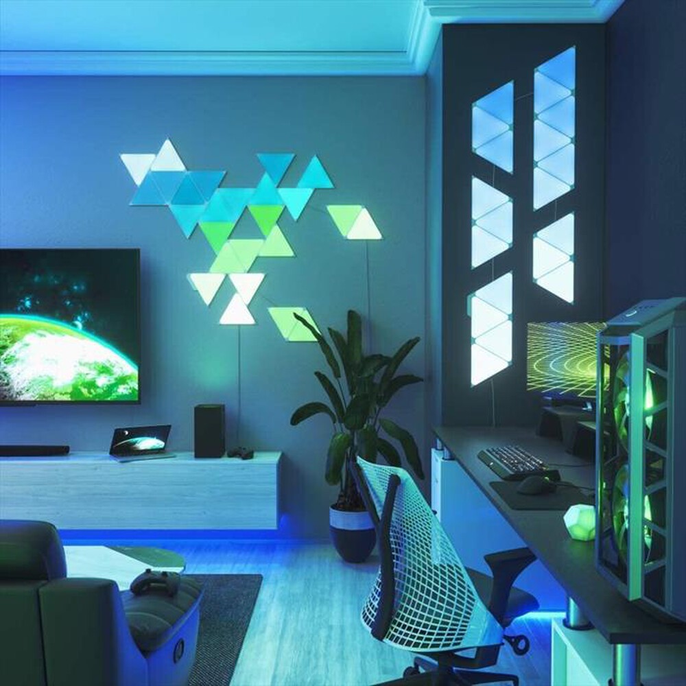 "NANOLEAF - SHAPES ADD-ON- 10 MINI TRIANGOLI-WHITE"